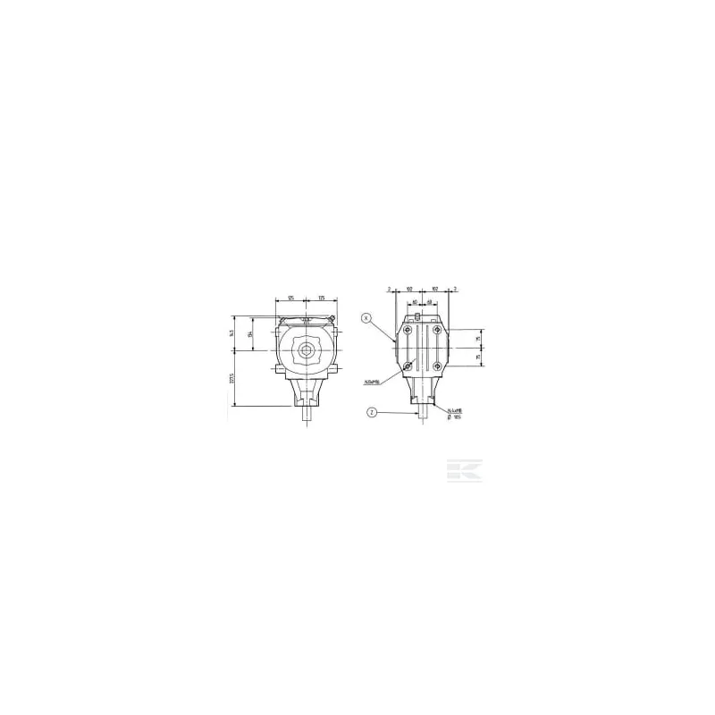Boîtier TB-22C 5.12:1