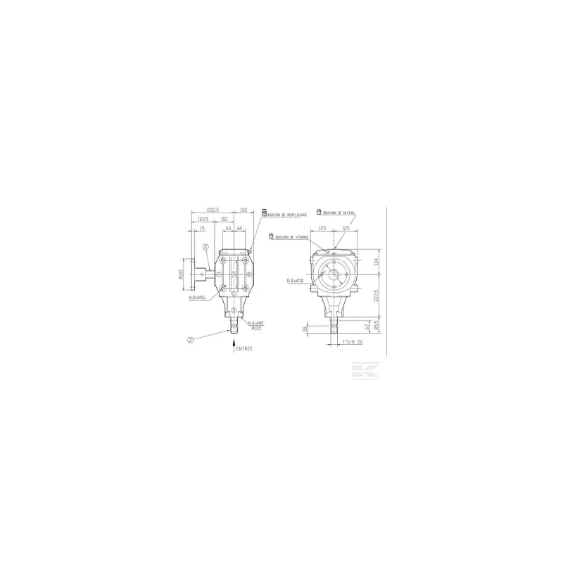 Transmission T-22F 4,11:1