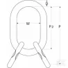 Anneau poire RMA10 3/4 10 mm