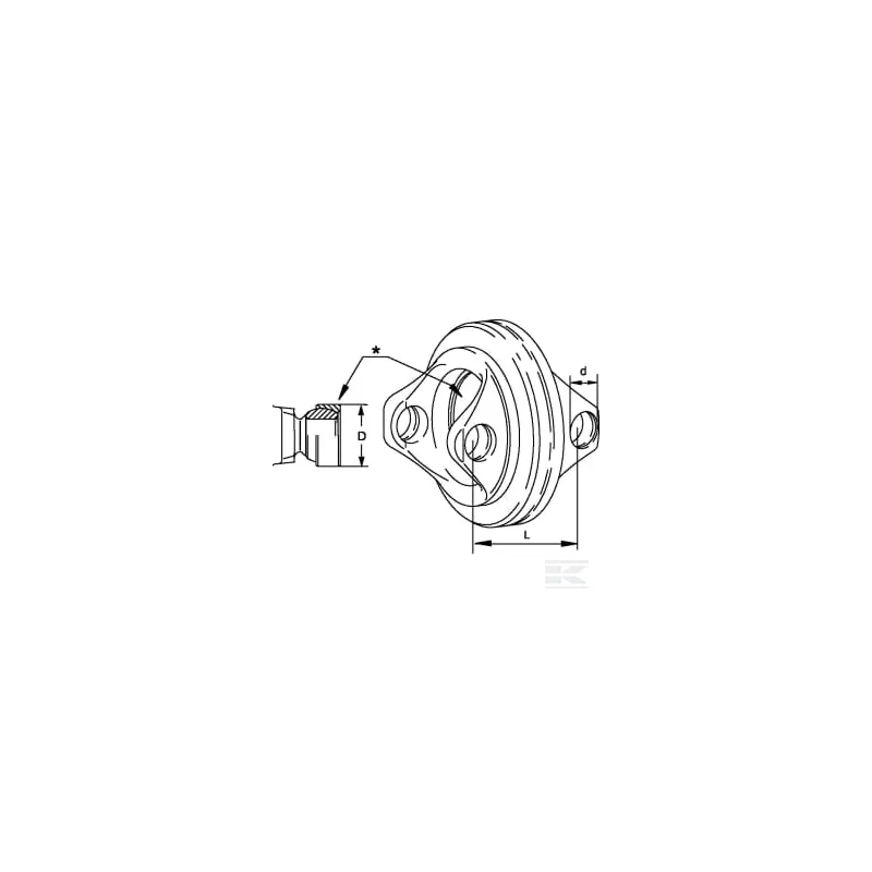 Joint centrale P675 l124 d182
