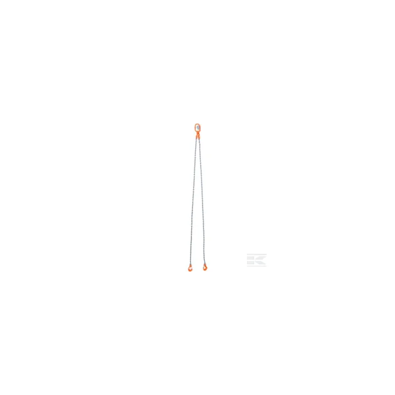 Élingue à 2 chaînes 2 m 6 mm