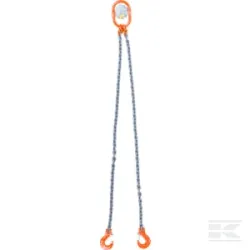 Élingue à 2 chaînes 1 m 6 mm