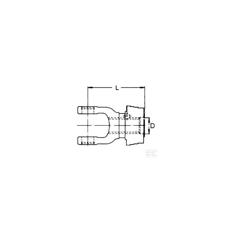 Mâchoire verrouillage rapide, 1-3/4"-20 can, W2700/P700 Walterscheid