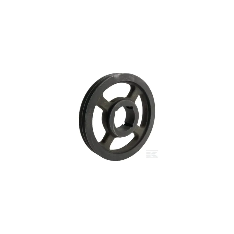 Poulie pour courroie trapézoïdale 2 rainures B ou SPB diamètre 287 mm pour douille taperlock 2517 Kramp