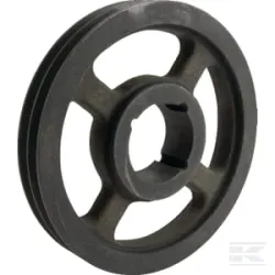 Poulie pour courroie trapézoïdale 2 rainures B ou SPB diamètre 287 mm pour douille taperlock 2517 Kramp