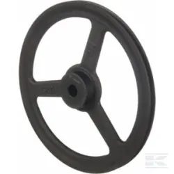 Poulie pour courroie trapézoïdale 1 rainure Z ou SPZ diamètre 284 mm Kramp