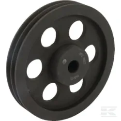 Poulie pour courroie trapézoïdale 2 rainures Z ou SPZ diamètre 284 mm Kramp