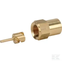 Buse 90° 1.65 dorée acier inoxydable Birchmeier
