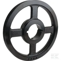 Poulie pour courroie trapézoïdale 2 rainures A ou SPA diamètre 305.50 mm pour douille taperlock 2517 Kramp