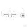 Double ventilateur 12V, 008-A45-02