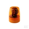Gyrophare halogène 24V boitier jaune avec boulon, Ø 147mm x190.5mm, Junior Plus par Hella