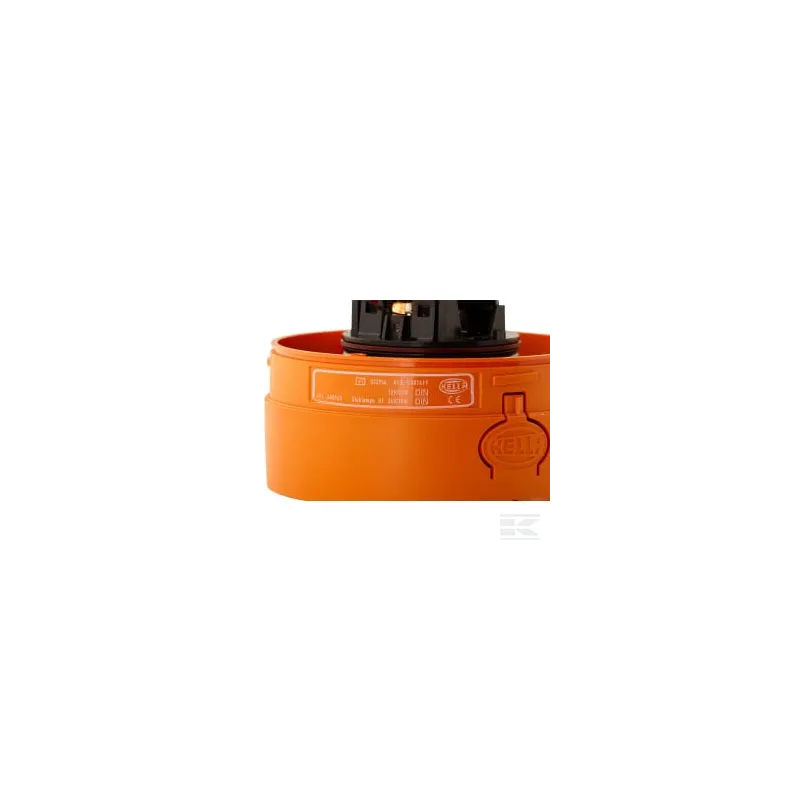 Gyrophare halogène 24V boitier jaune avec boulon, Ø 147mm x190.5mm, Junior Plus par Hella