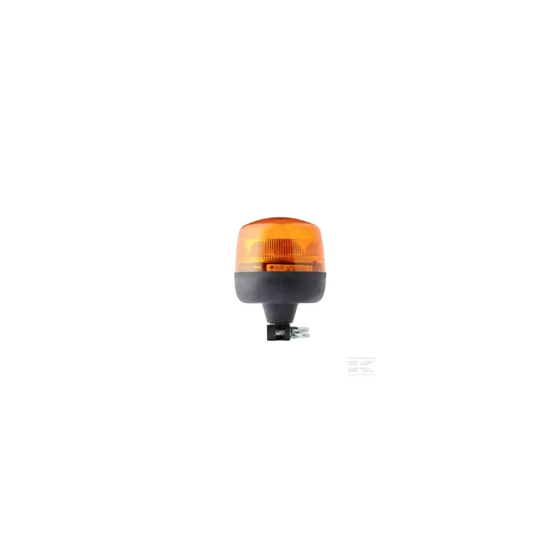 Gyrophare LED, rond, 12/24V, jaune/ambre, boulonné, 165x183mm, 8 LED, Hella