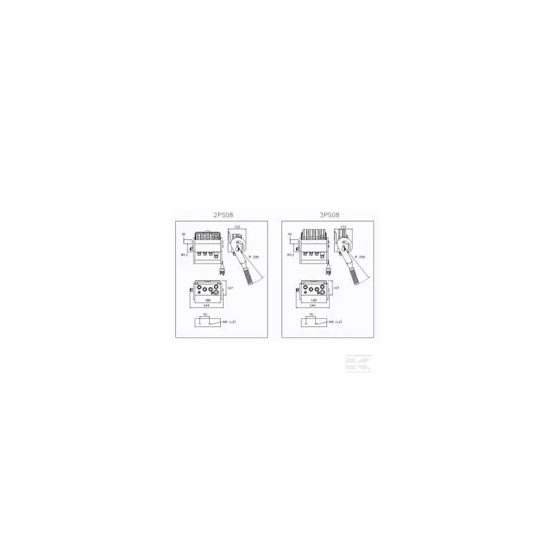 Raccord multiple DN12-4 x 1/2" BSPP 1 x partie fixe électrique femelle