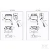 Raccord multiple DN12-4 x 1/2" BSPP 1 x partie fixe électrique femelle