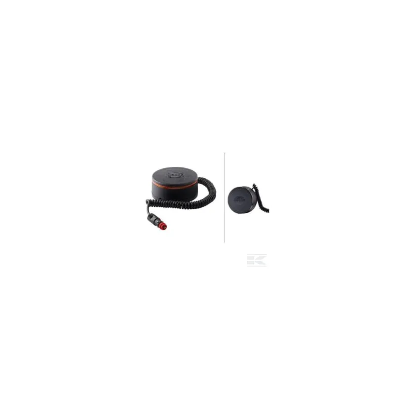Gyrophare à LED, 13 W, rond, 12-24 V, ambre, magnétique, Ø 149 mm x 60 mm, K-LED Rebelution Hella
