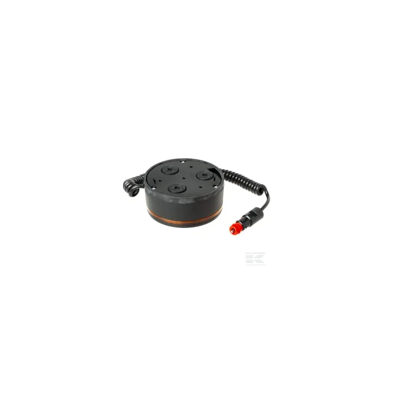 Gyrophare à LED, ronde, 12-24 V, ambre, magnétique, Ø 149 mm x 60 mm, K-LED Rebelution Hella