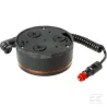 Gyrophare à LED, ronde, 12-24 V, ambre, magnétique, Ø 149 mm x 60 mm, K-LED Rebelution Hella