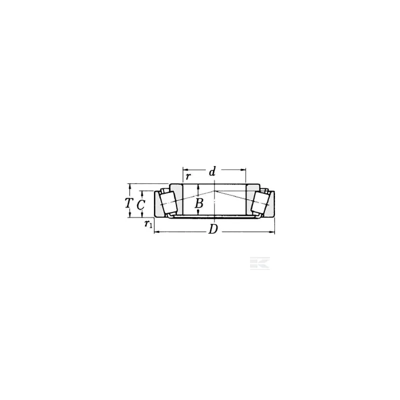 Roulement à rouleaux coniques 200x360x104mm SKF