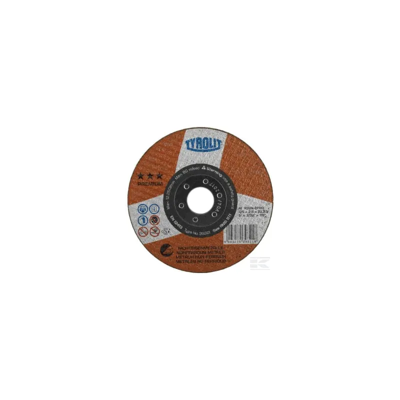 Disque à tronçonner Prem.No-Fe 230x2,5