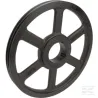 Poulie pour courroie trapézoïdale 2 rainures Z ou SPZ diamètre 319 mm pour douille taperlock 2012 Kramp
