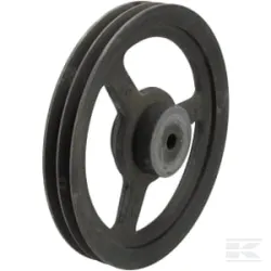 Poulie pour courroie trapézoïdale 2 rainures B ou SPB diamètre 322 mm Kramp