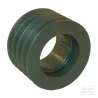 Poulie pour courroie trapézoïdale 4 rainures B ou SPB diamètre 322 mm pour douille taperlock 3535 Kramp
