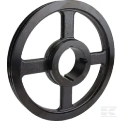 Poulie pour courroie trapézoïdale 2 rainures A ou SPA diamètre 320.50 mm pour douille taperlock 2517 Kramp