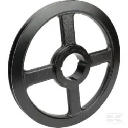 Poulie pour courroie trapézoïdale 1 rainure B ou SPB diamètre 322 mm pour douille taperlock 2012 Kramp