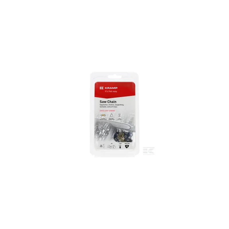 Chaîne de tronçonneuse .325" 1,5mm 68 DL demi-ciseau Blister Kramp