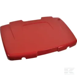 Couvercle de bac à herbe Mp 84/98C rouge 300941