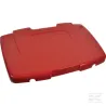 Couvercle de bac à herbe Mp 84/98C rouge 300941