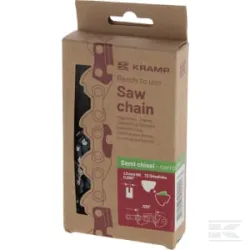 Chaîne de tronçonneuse .325" 1,3 mm 72 DL semi-chisel trait de scie étroit, Kramp Efficiency