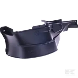 Protection de courroie droite noire