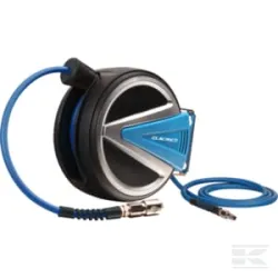 Enrouleur automatique carter fermé 5m - Ø6,5x10 - 1/4", tuyau Lacm'Flex
