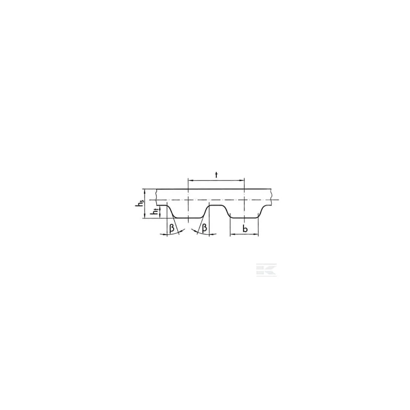 Courr. dent. s. fin AT10-32mm