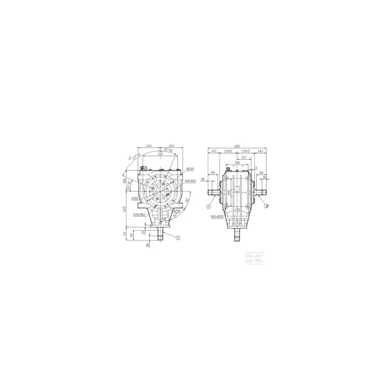 Boîtier T-332 3:1