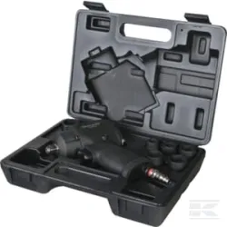 Coffret clé à chocs extra-courte 1/2" - 680 N.m + 6 douilles