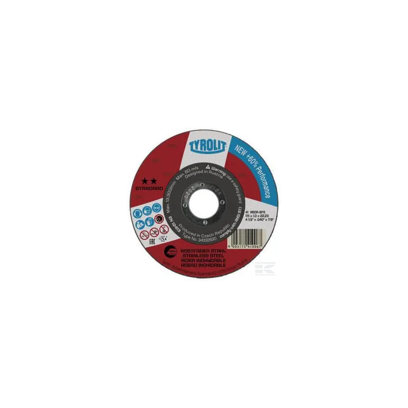 Disque à couper 125x1,0x22,23mm A60R-BFS
