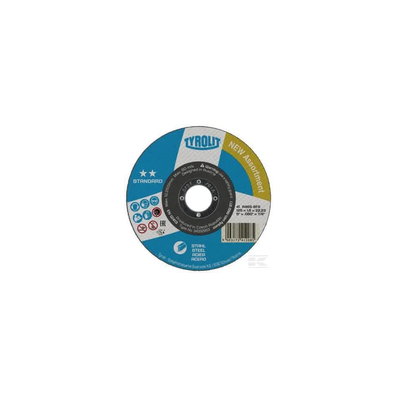 Disque de coupe 125x1,6x22,23 F41 A46Q-BFS