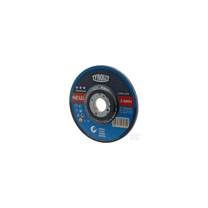 Disque abrasif 125x7x22,23mm ZA24S-BFX