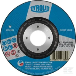Disque de broyage de base en acier inoxydable 230x6 mm
