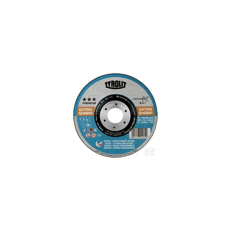 Disque abrasif 27R 230x7x22,23mm CA 24 Q-BFP