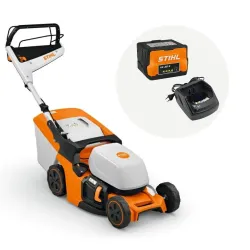 Tondeuse à batterie RMA 443 V STIHL - Pack batterie et chargeur