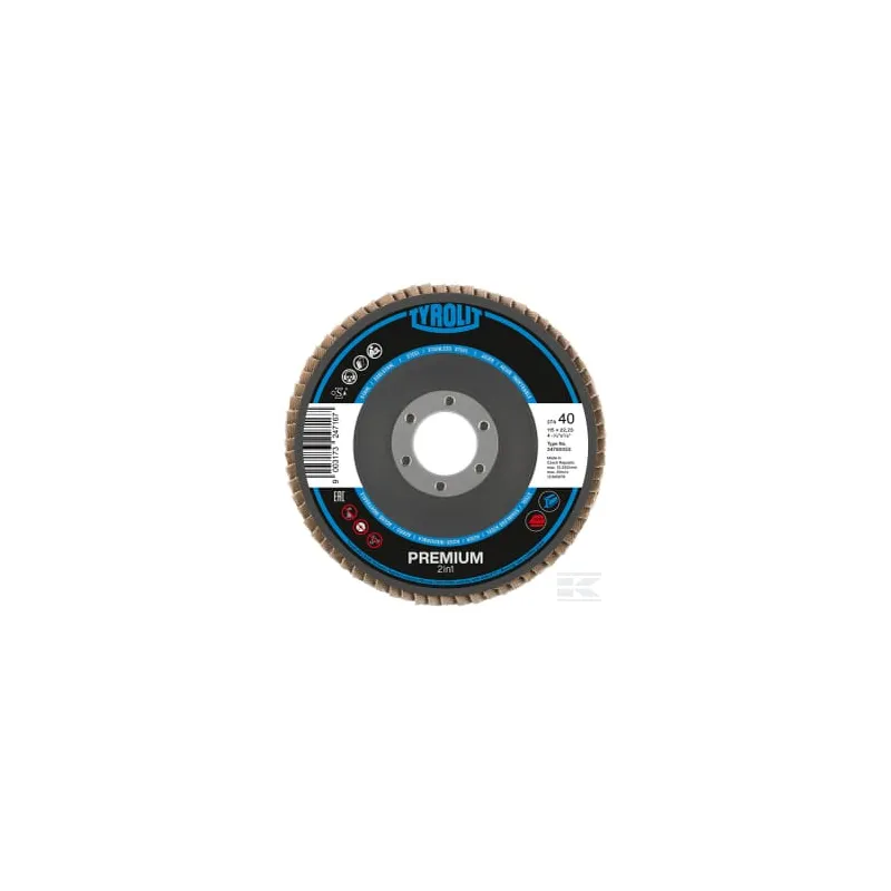Disque à lamelles 125 mm K40 Form 27A