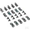 Kit attache rapide x10 3/8" St 1,3mm