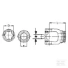Mâchoire pour tube, 51x37mm, W2480 Walterscheid