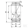 Roulement de palier sphérique radial 3/4", 19,05 x 39/18 mm