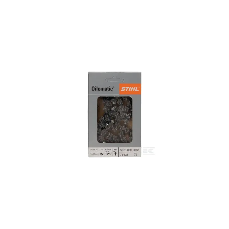 Chaîne de scie 1/4" 1,1mm (72E) 35cm/14" PM3 Picco Micro 3