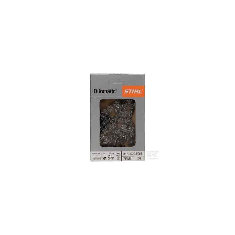 Chaîne 1/4'' 1,1mm (56E) 25cm/10" PM3 Picco Micro 3